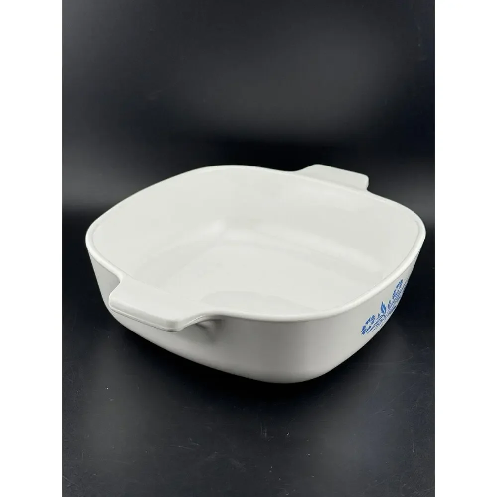 Cornflower Blue by Corning -  1 Quart Square Casserole No Lid